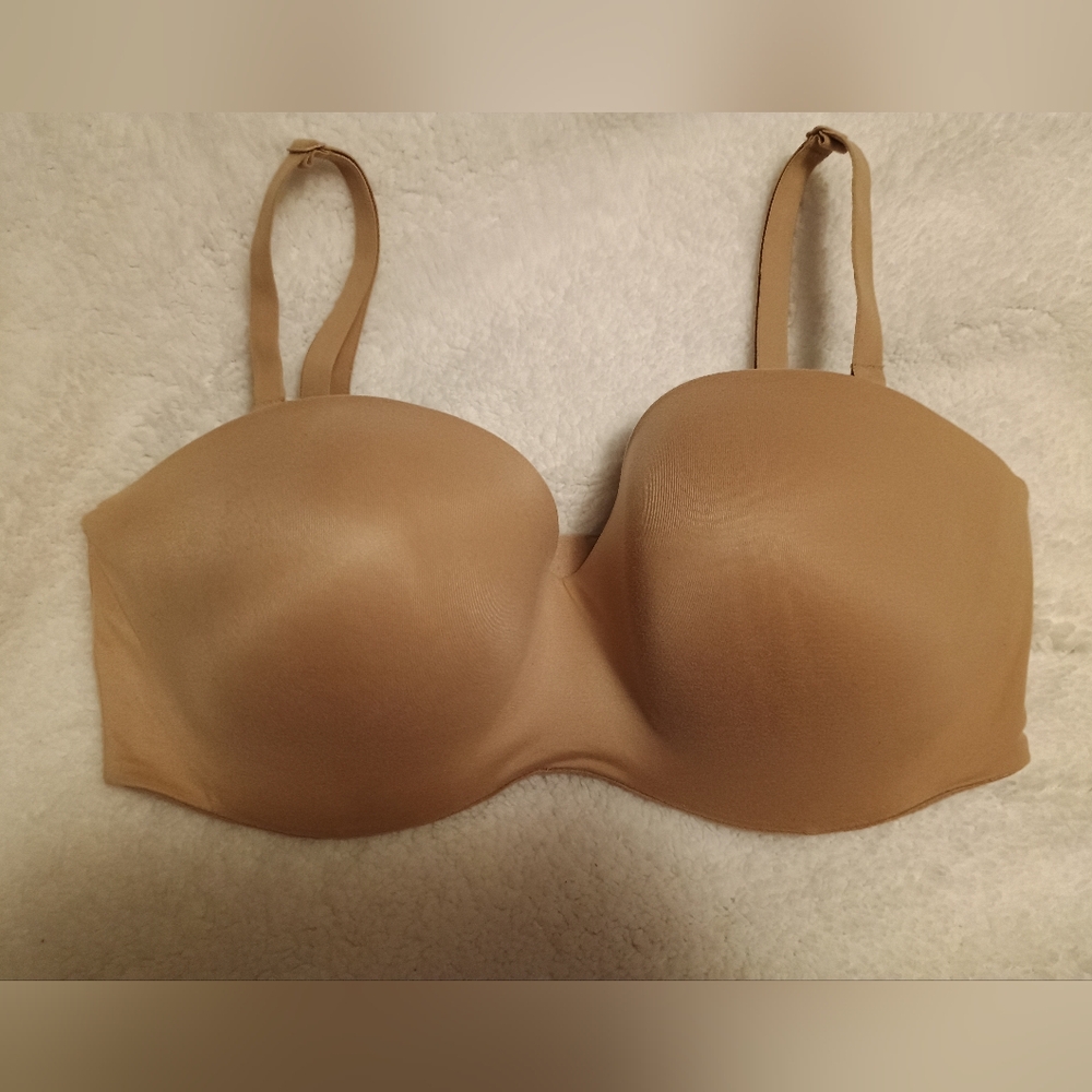 Victoria's Secret Lined Strapless Demi Bra